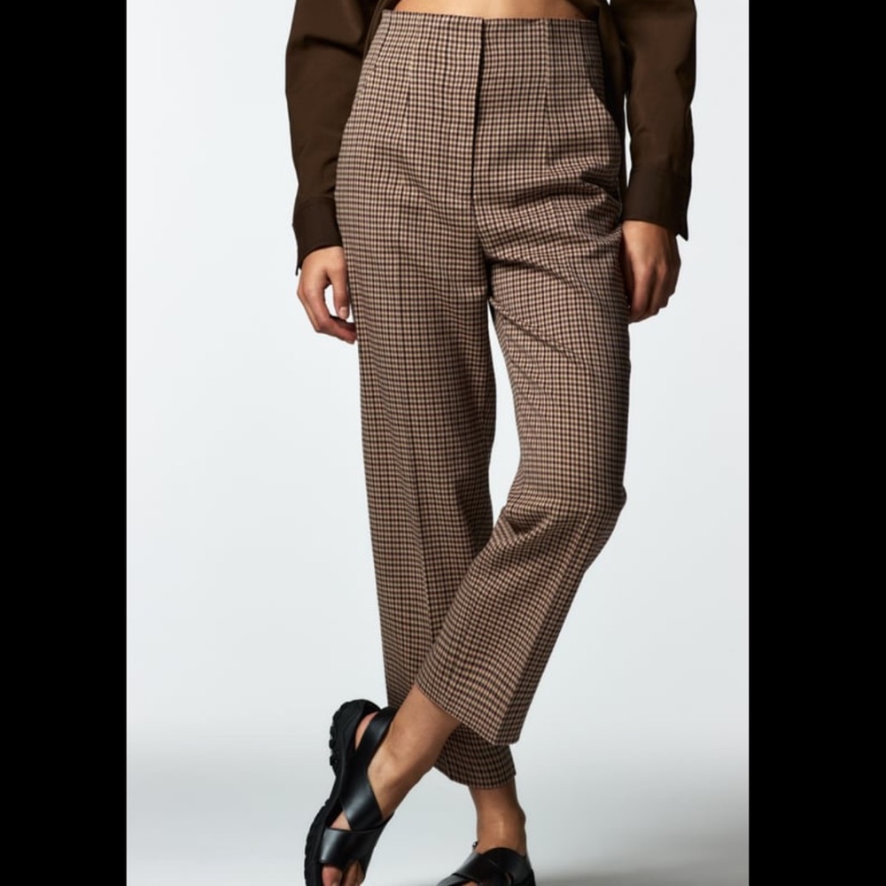 Zara plaid pants never worn